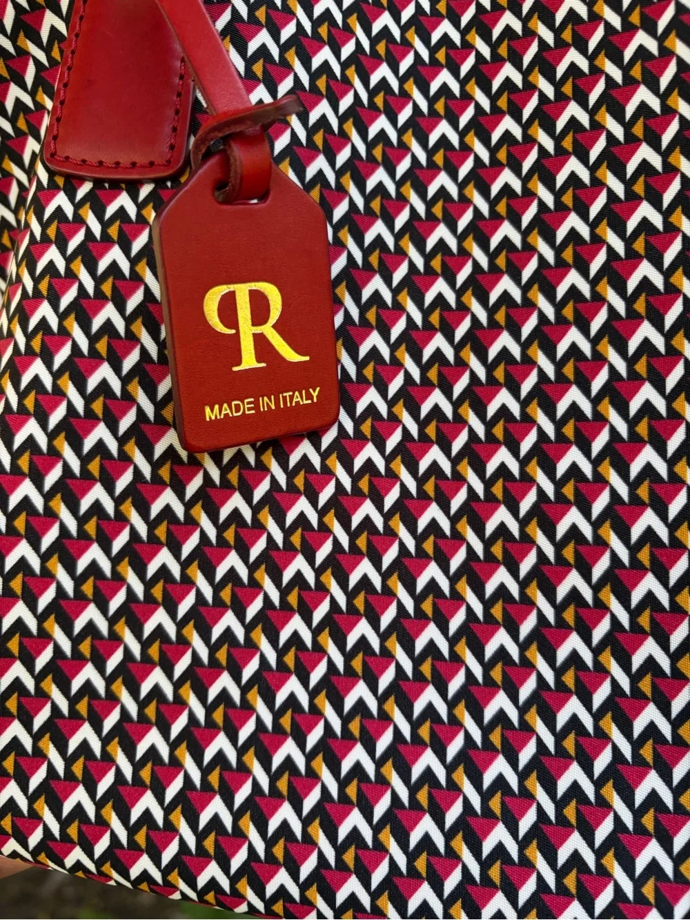 Roberta Pieri Tatami print tote crossbody